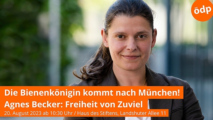 ÖDP-Vortrag // Agnes Becker: Freiheit von Zuviel!