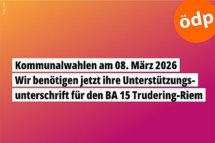 Foto: ÖDP München Foto: ÖDP München