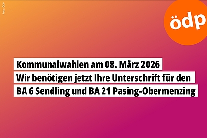 Foto: ÖDP München Foto: ÖDP München